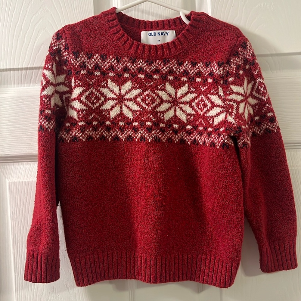 Red toddler 2T Sweater (Old Navy)